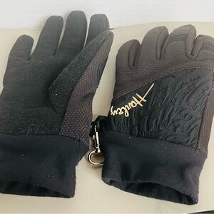Harley-Davidson Women’s Black Riding Gloves Gold Logo Winter Motorcycle